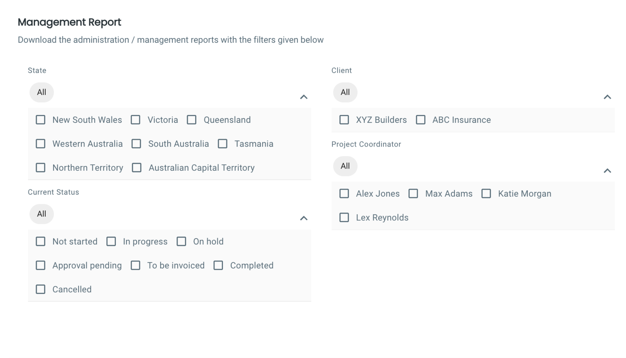 Management Report Generator